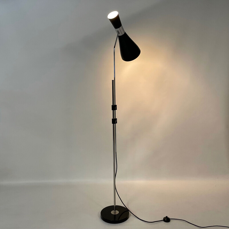 Lámpara de pie Diabolo vintage de Jo Hammerborg para Fog