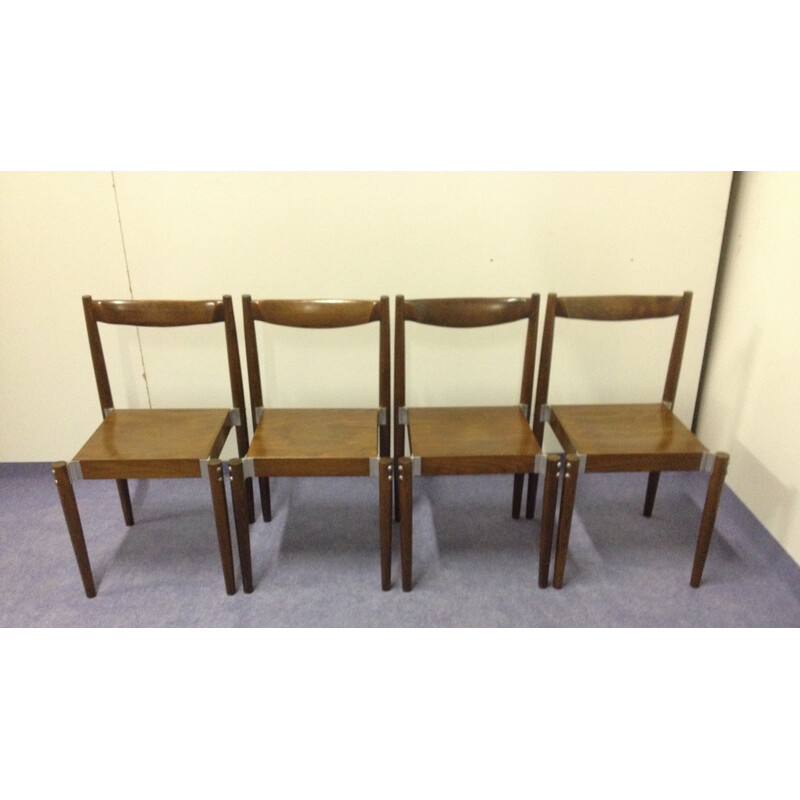 Suite of 4 chairs from Czechoslovakia - 1960s