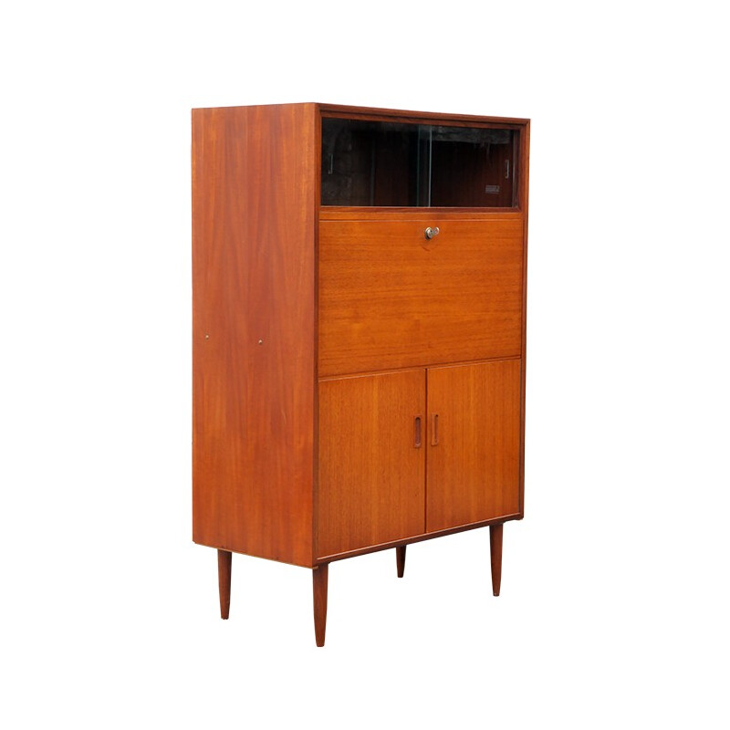 Mid century Scandinavian secretary in teak - 1960s