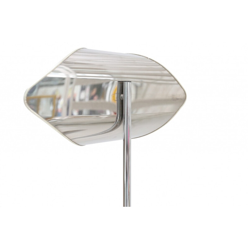 Reggiani chromed steel floor lamp - 1970s