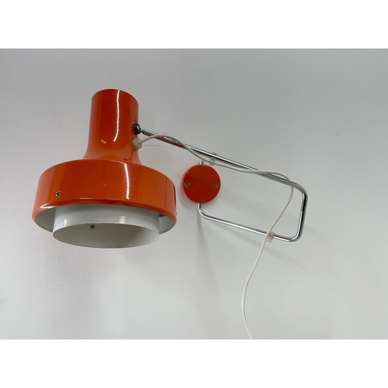 Vintage wall lamp by Josef Hůrka for Napako, Czechoslovakia 1960s