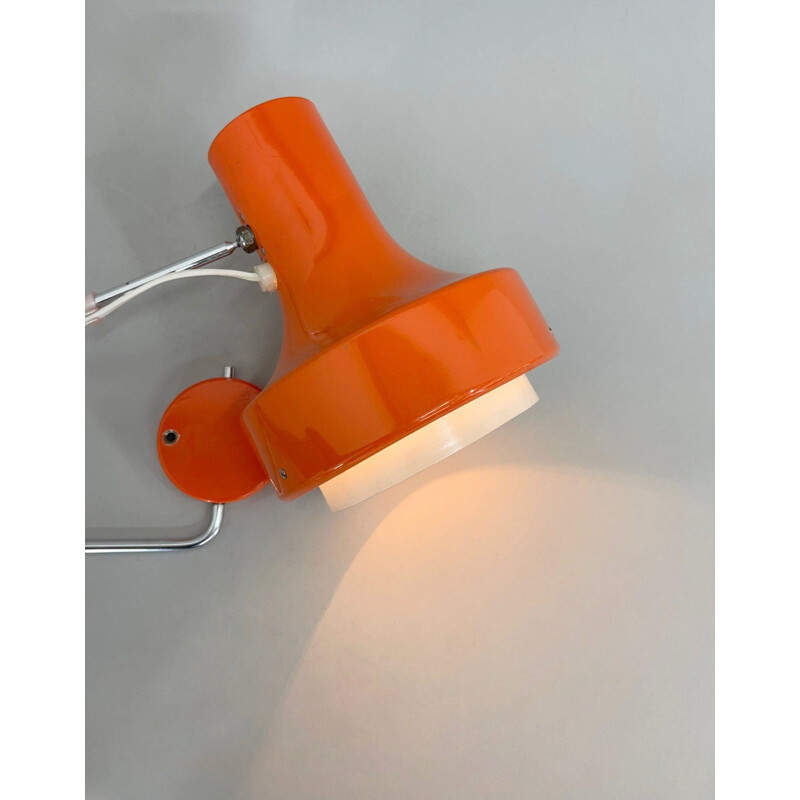 Vintage wall lamp by Josef Hůrka for Napako, Czechoslovakia 1960s