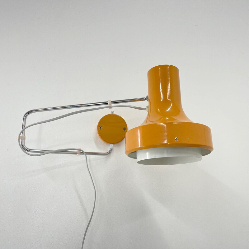 Vintage wandlamp van Josef Hůrka voor Napako, Tsjechoslowakije 1960