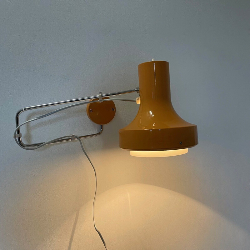 Vintage wall lamp by Josef Hůrka for Napako, Czechoslovakia 1960