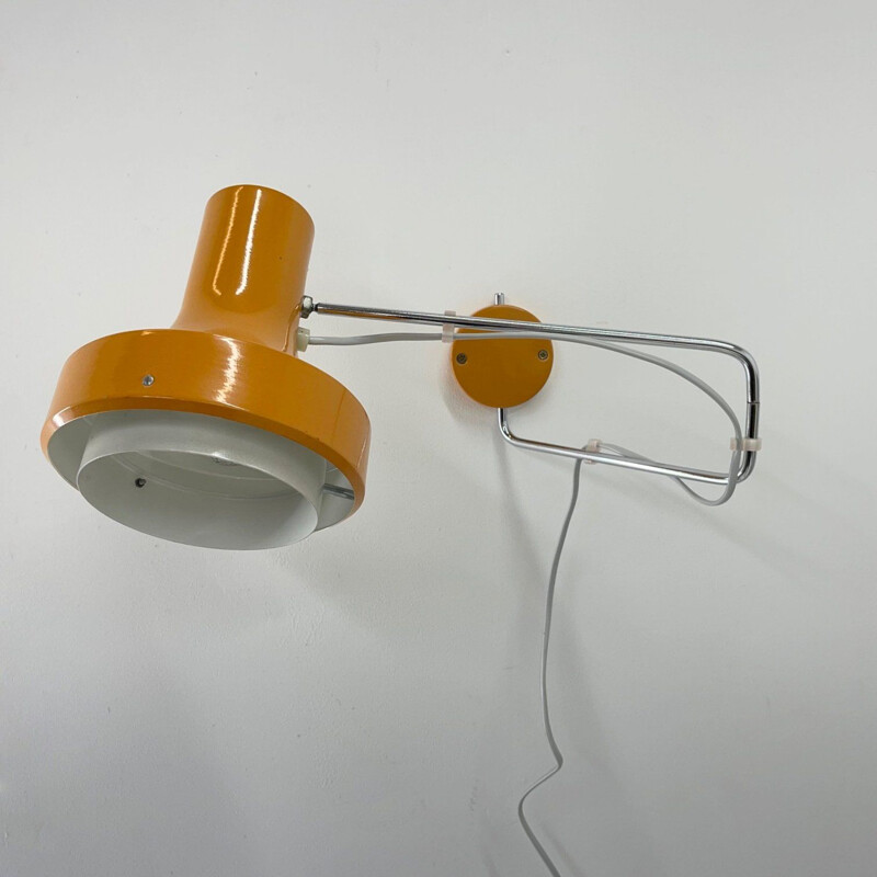 Vintage wall lamp by Josef Hůrka for Napako, Czechoslovakia 1960