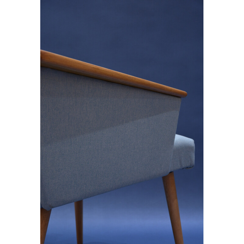 Blue squared armchair - 1960s