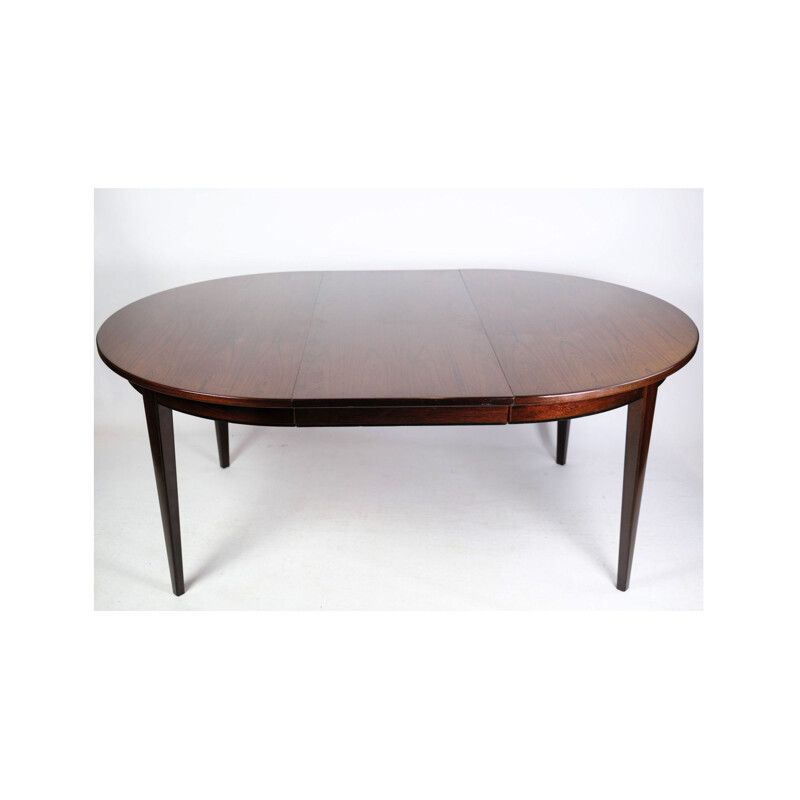 Rosewood vintage model No. 55 dining table by Omann Jun. A  S, 1960s