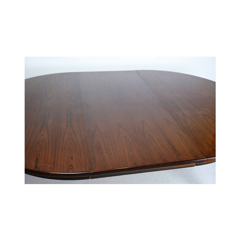 Rosewood vintage model No. 55 dining table by Omann Jun. A  S, 1960s