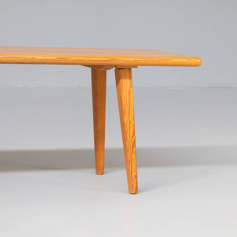 Vintage pine bench by Carl Malmsten for Svensk Fur, 1970s