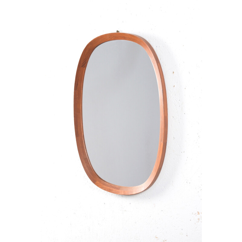 Danish mirror in teak wood - 1960s