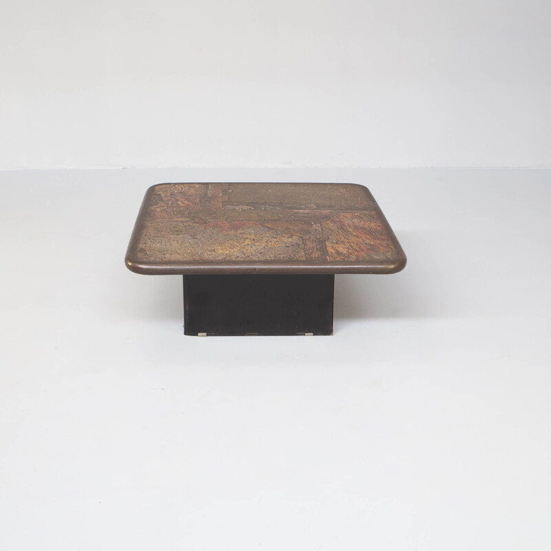 Mesa de café de pedra natural Vintage, de Paul Kingma, 1970