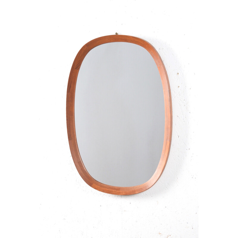 Danish mirror in teak wood - 1960s