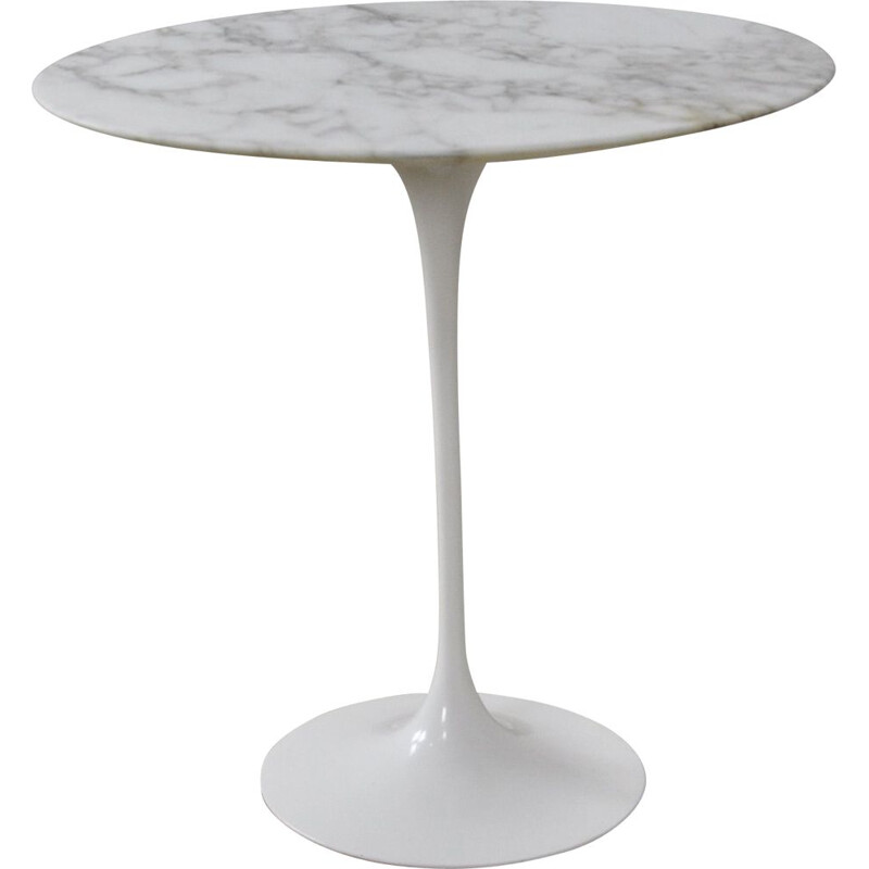 Table d'appoint vintage en marbre par Eero Saarinen pour Knoll International, 1960