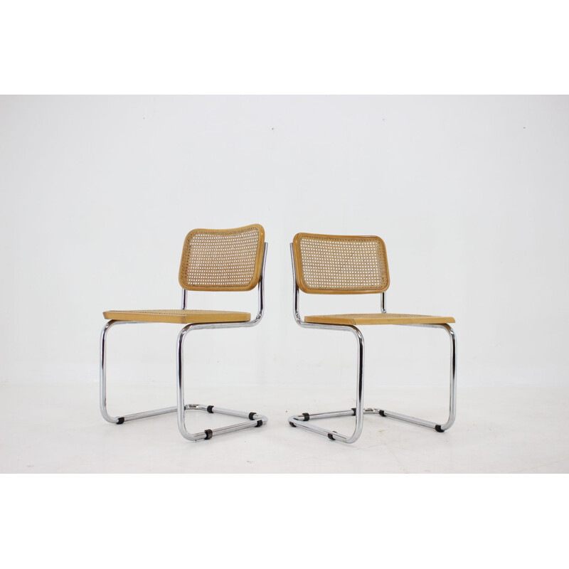 Pair of vintage chairs by Marcel Breuer, 1970s