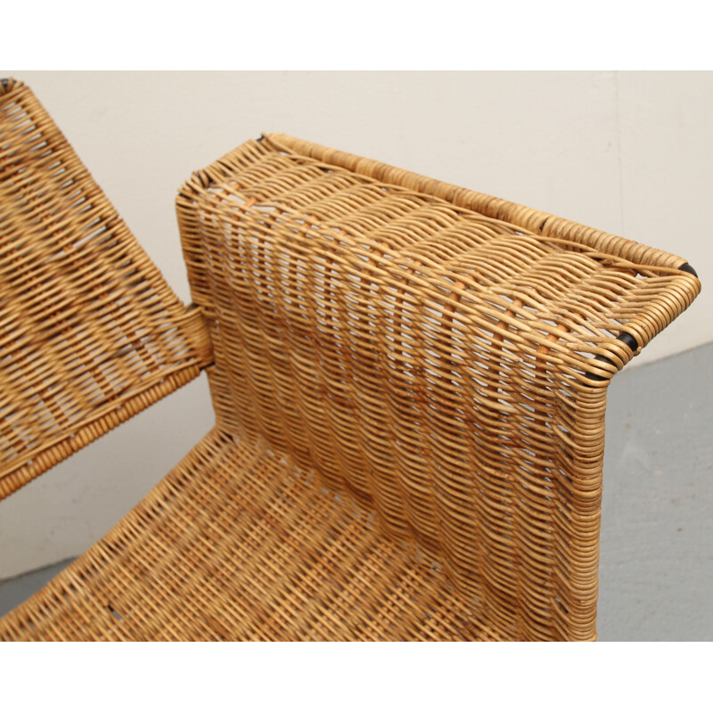 Vintage basket armchair by Herta Marta Witzemann for Erwin Behr, 1960s