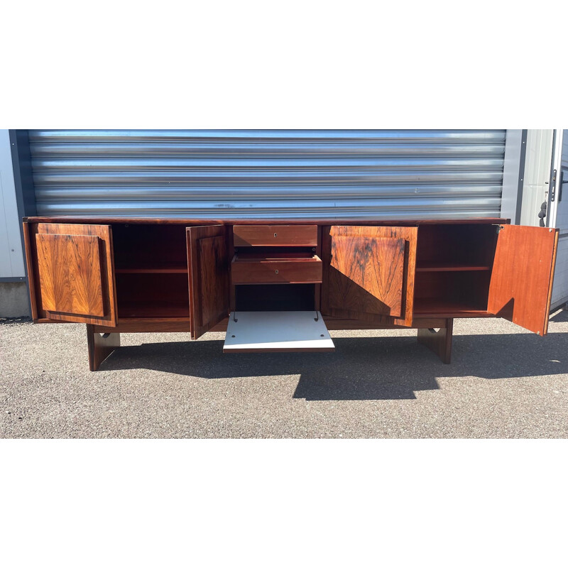 Vintage palissander dressoir van Poul Hundevad, 1960