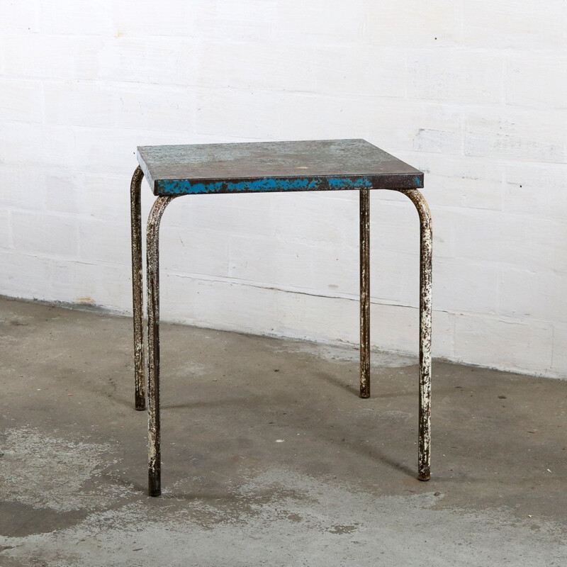 Industrial Tolix side table in metal, Xavier PAUCHARD - 1950s