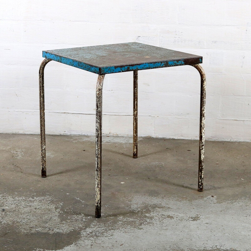 Industrial Tolix side table in metal, Xavier PAUCHARD - 1950s