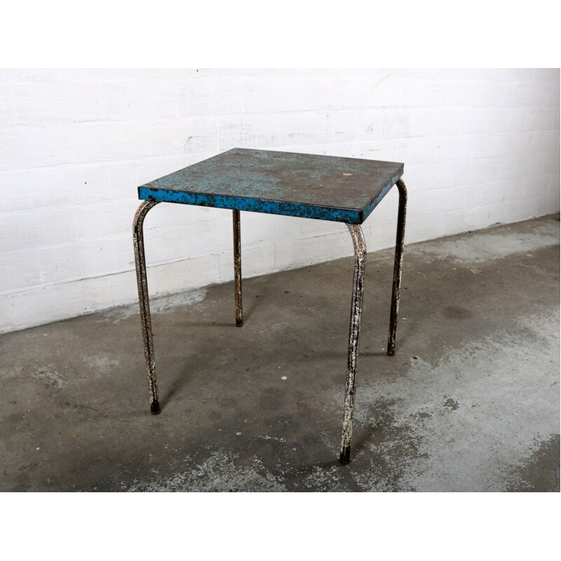 Industrial Tolix side table in metal, Xavier PAUCHARD - 1950s