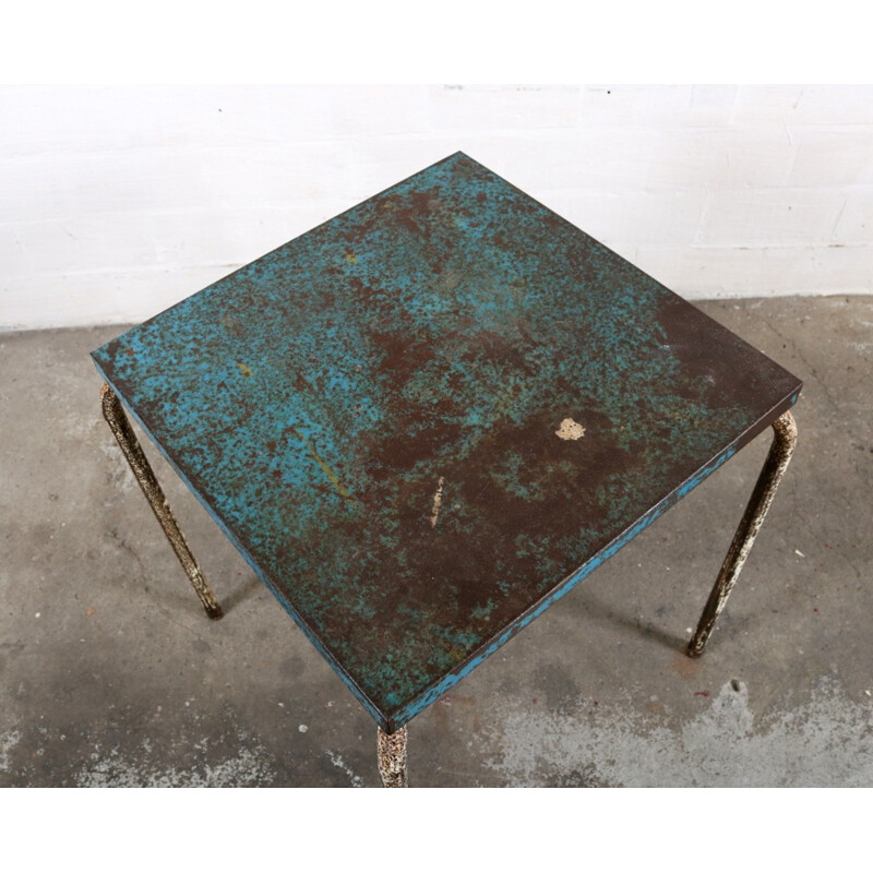 Table industrielle Tolix en métal, Xavier PAUCHARD - 1950