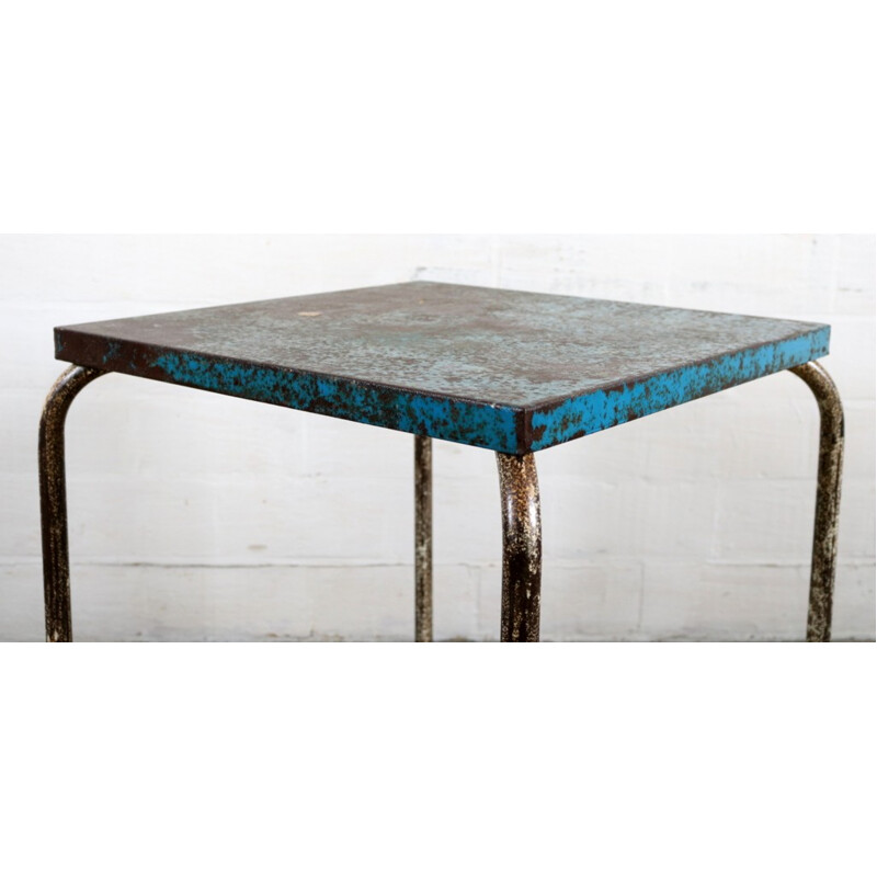 Table industrielle Tolix en métal, Xavier PAUCHARD - 1950