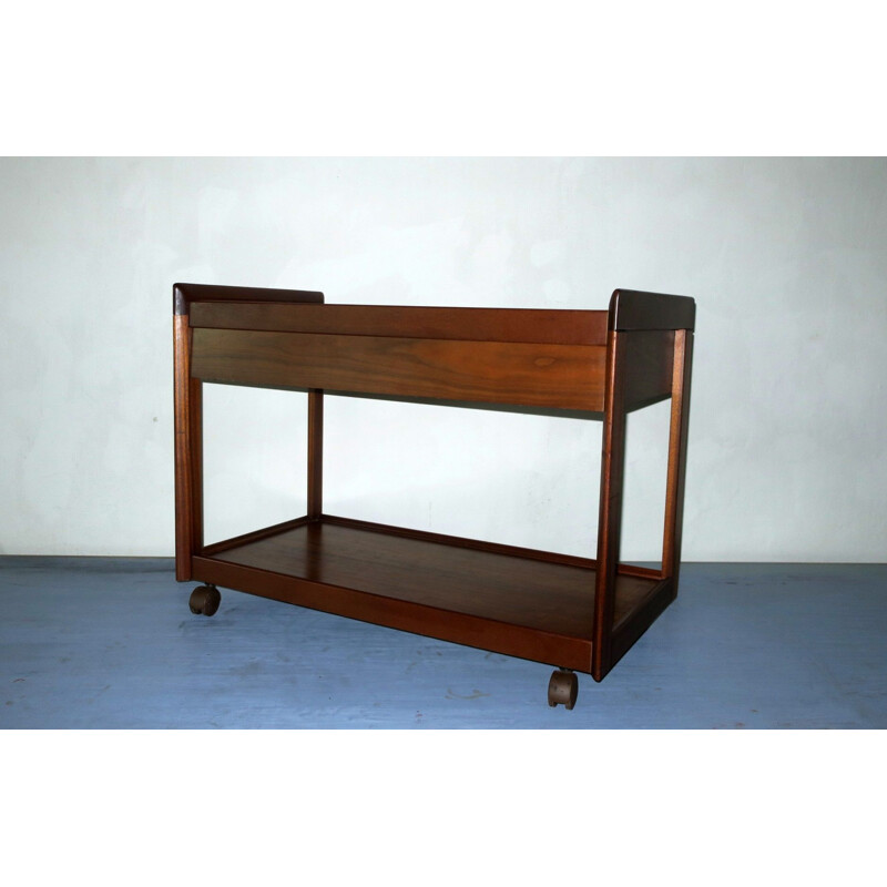 Mid century serving trolley with drawer, 1960s