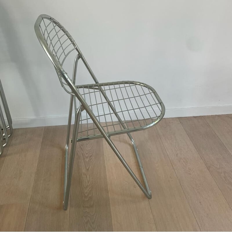 Set of 4 vintage Ted Net chairs by Niels Gammelgaard for Ikea