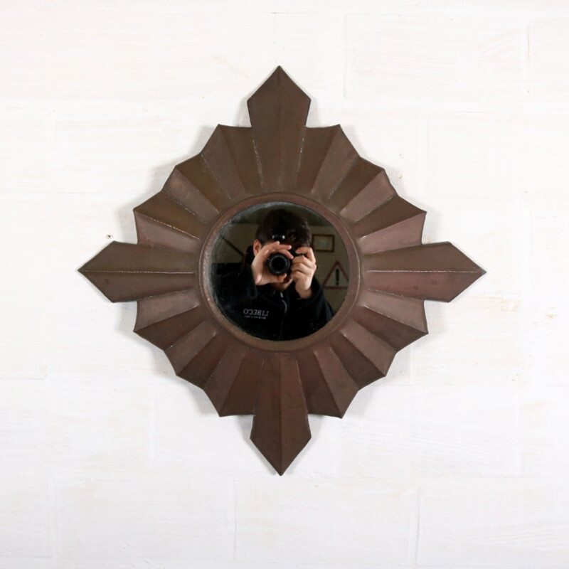 Mirror in copper - 1930s