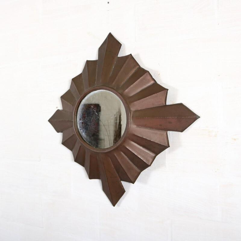 Mirror in copper - 1930s