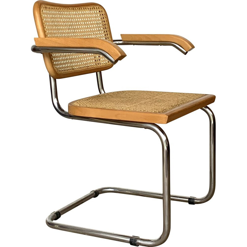 Poltrona Vintage modelo Cesca B64 de Marcel Breuer