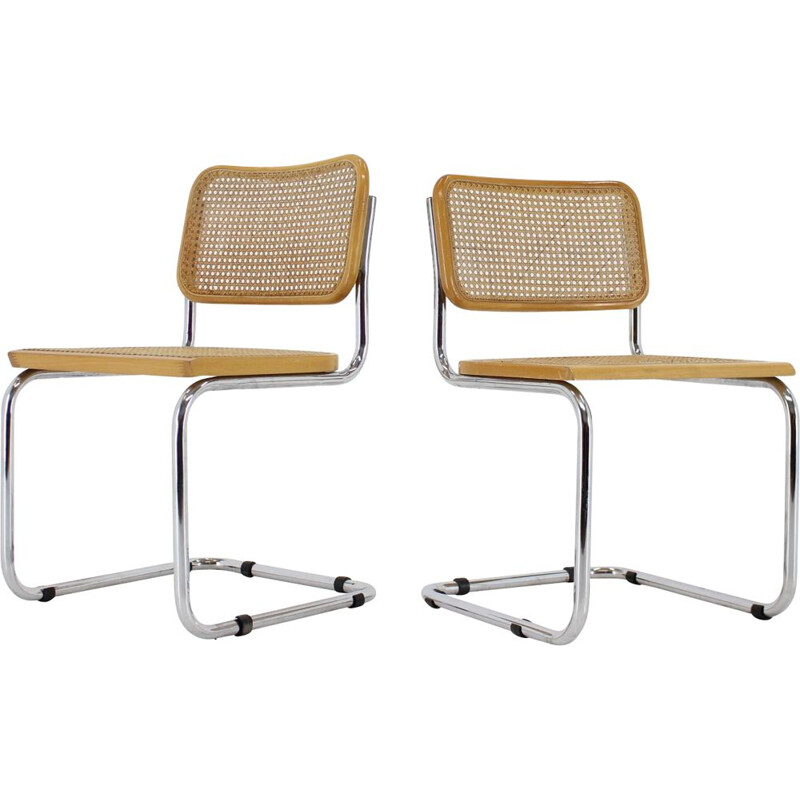 Pair of vintage chairs by Marcel Breuer, 1970s