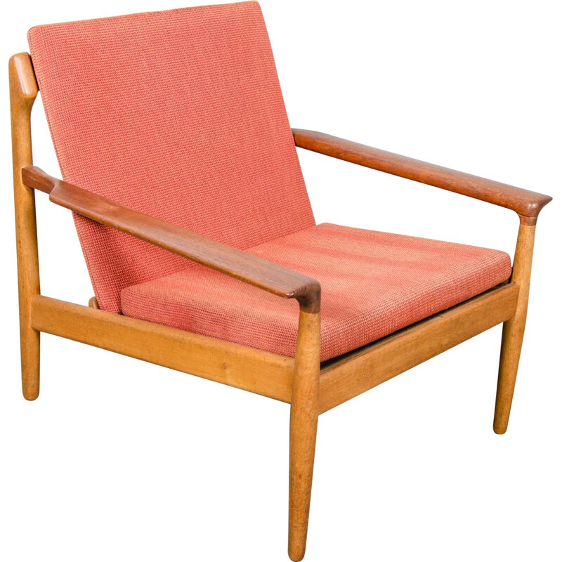 Dutch Bovenkamp easy chair in oak and teak, Aksel BENDER MADSEN - 1960s