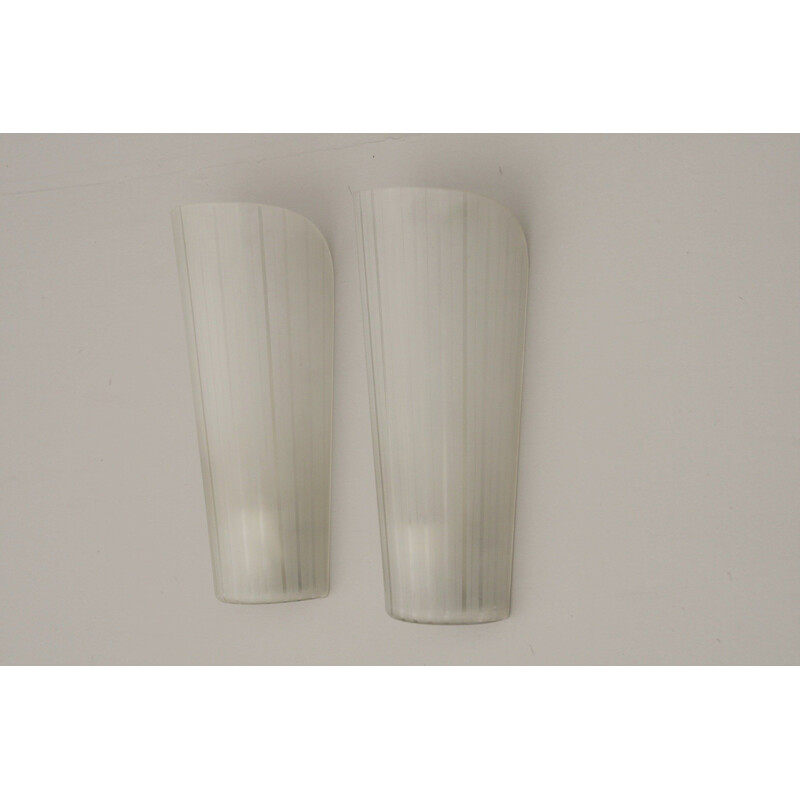 Pair of vintage majora sconces by Wilhelm Wagenfeld for Peill and PutzlerDüren, 1950