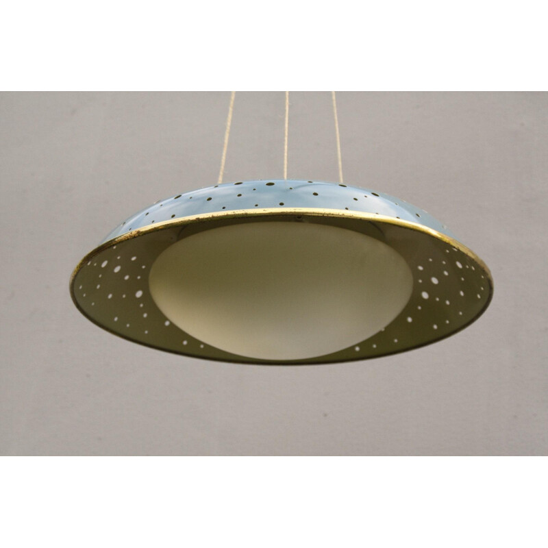 Vintage ceiling lamp by Ernest Igl for Hillebrand, 1950s