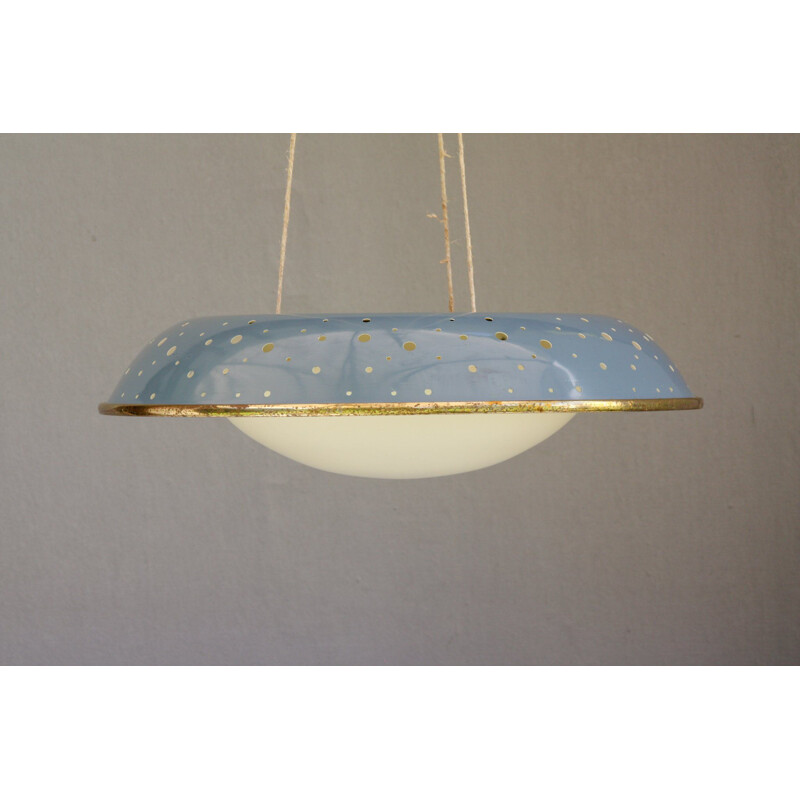 Vintage ceiling lamp by Ernest Igl for Hillebrand, 1950s