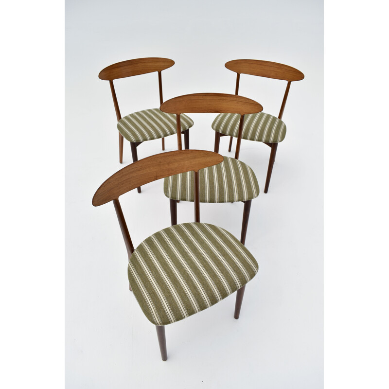 Ensemble de 4 chaises vintage en palissandre par Kurt Østervig pour Brande Møbelindustri, 1956