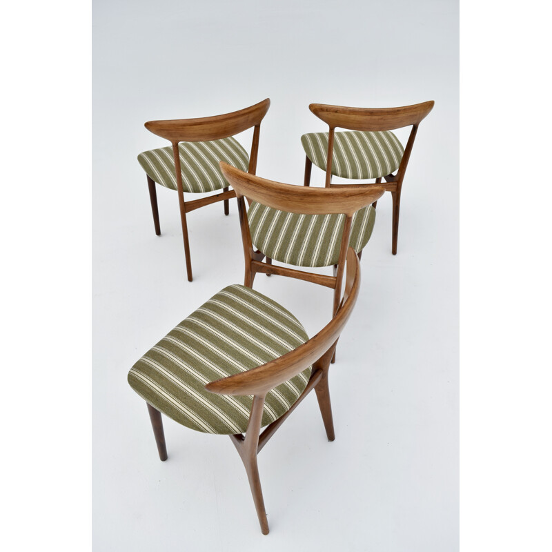 Set of 4 vintage rosewood chairs by Kurt Østervig for Brande Møbelindustri, 1956