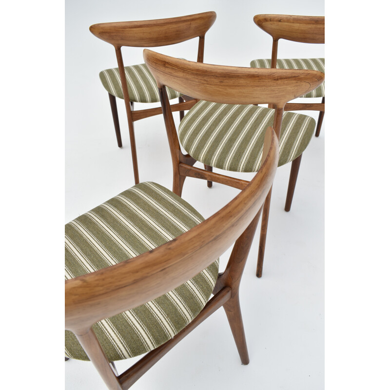 Set of 4 vintage rosewood chairs by Kurt Østervig for Brande Møbelindustri, 1956