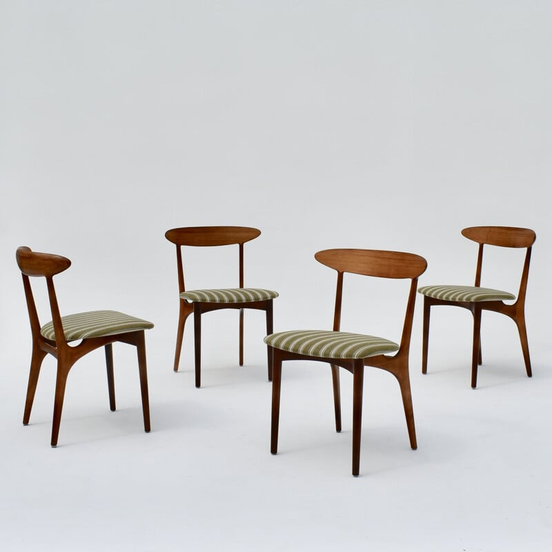 Ensemble de 4 chaises vintage en palissandre par Kurt Østervig pour Brande Møbelindustri, 1956