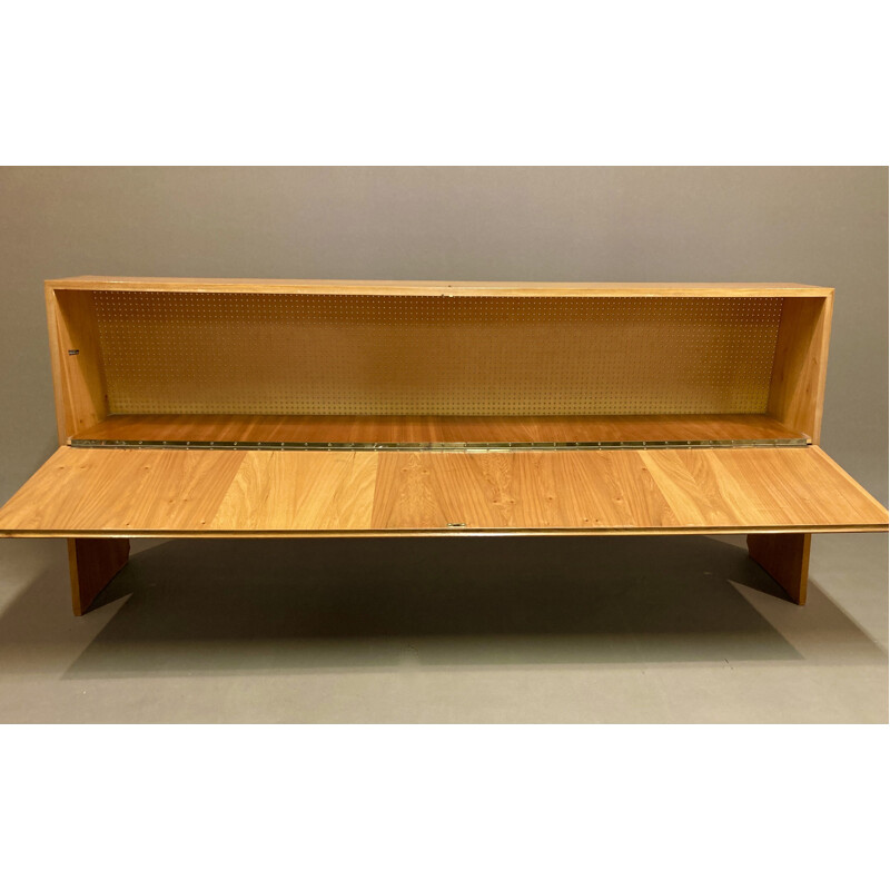 Console scandinave vintage en frêne, 1950