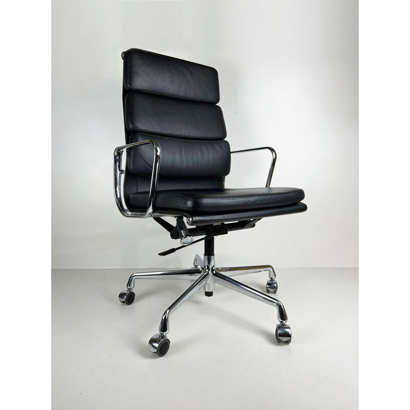 Vintage Vitra high back Ea219 armchair by Charles and Ray Eames