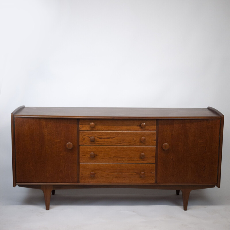 Credenza vintage in afrormosia di John Herbert per A Younger, 1960