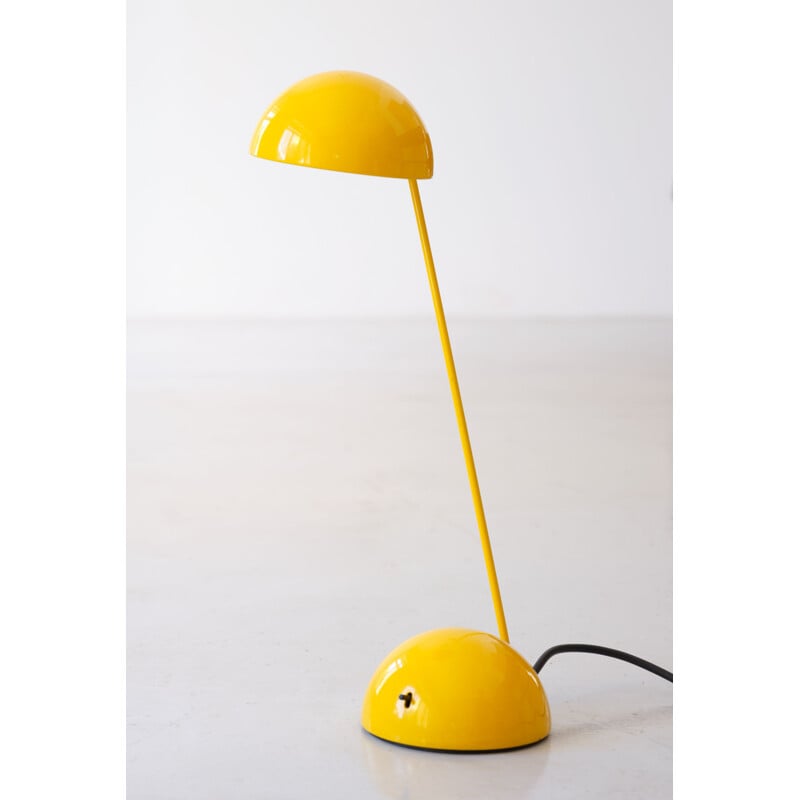 Vintage yellow lamp by Barbieri and Marianelli for Tronconi, Italy 1980