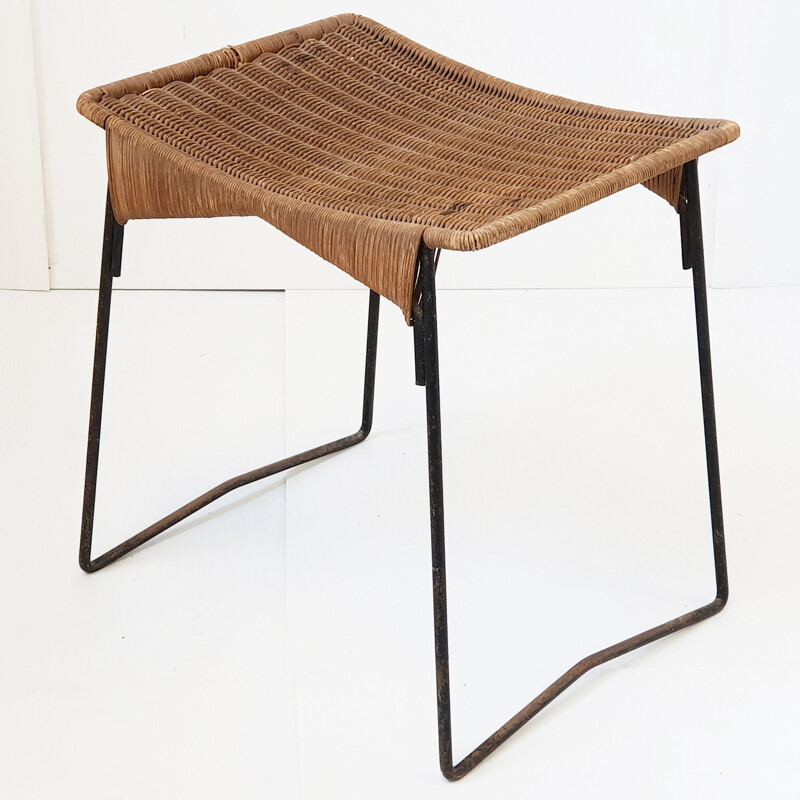 Tabouret vintage de Raoul Guys pour Airborne, 1950