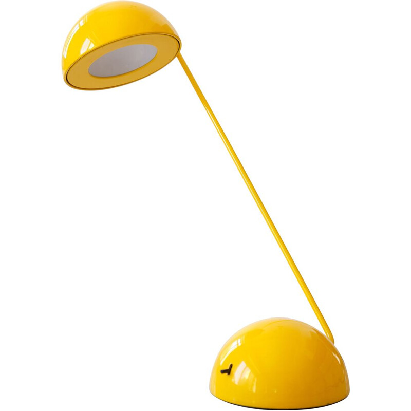 Gelbe Vintage-Lampe von Barbieri und Marianelli für Tronconi, Italien 1980