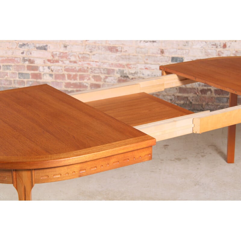 Vintage Swedish teak table by Nils Jonsson for Troeds, 1970s