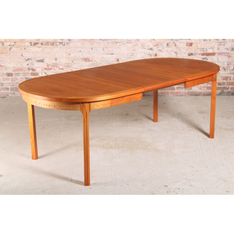 Vintage Swedish teak table by Nils Jonsson for Troeds, 1970s