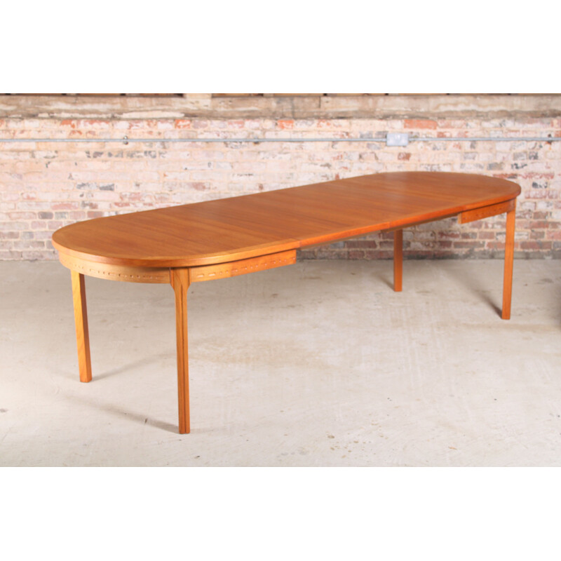 Vintage Swedish teak table by Nils Jonsson for Troeds, 1970s