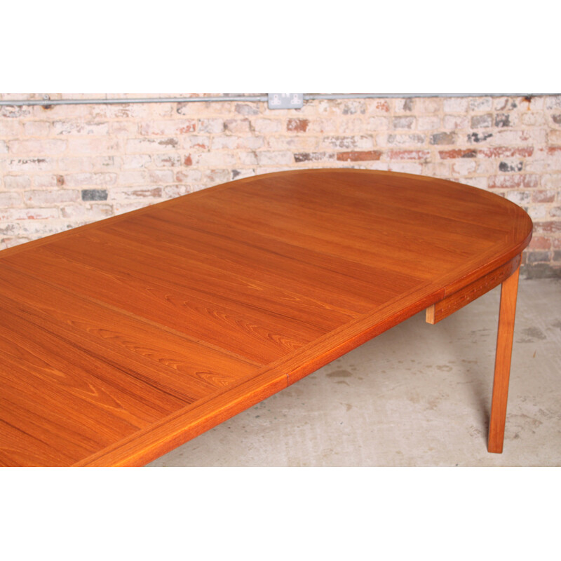 Vintage Swedish teak table by Nils Jonsson for Troeds, 1970s