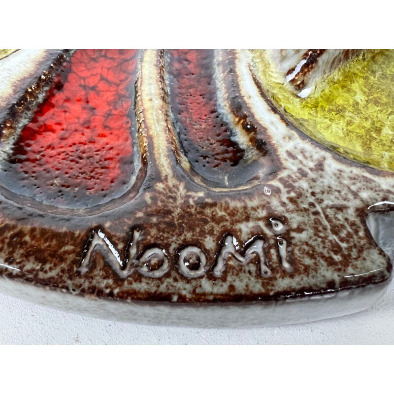 Vintage wall plaque by Noomi Backhausen for Søholm, Denmark 1960